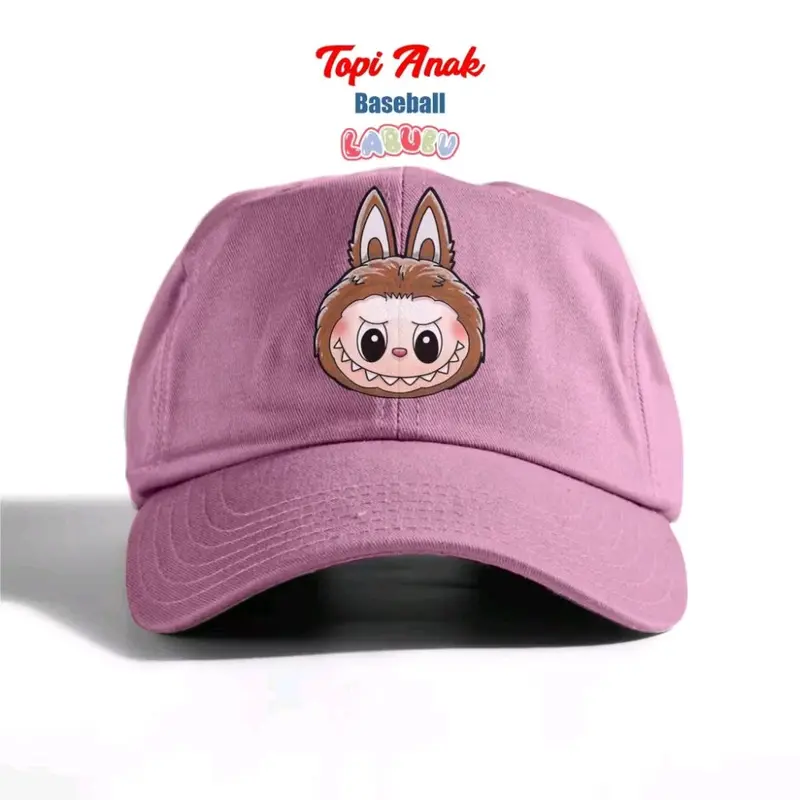 Topi Baseball Anak Gambar Labubu. Topi Labubu Viral Untuk Anak Laki Laki Perempuan Fashion 5