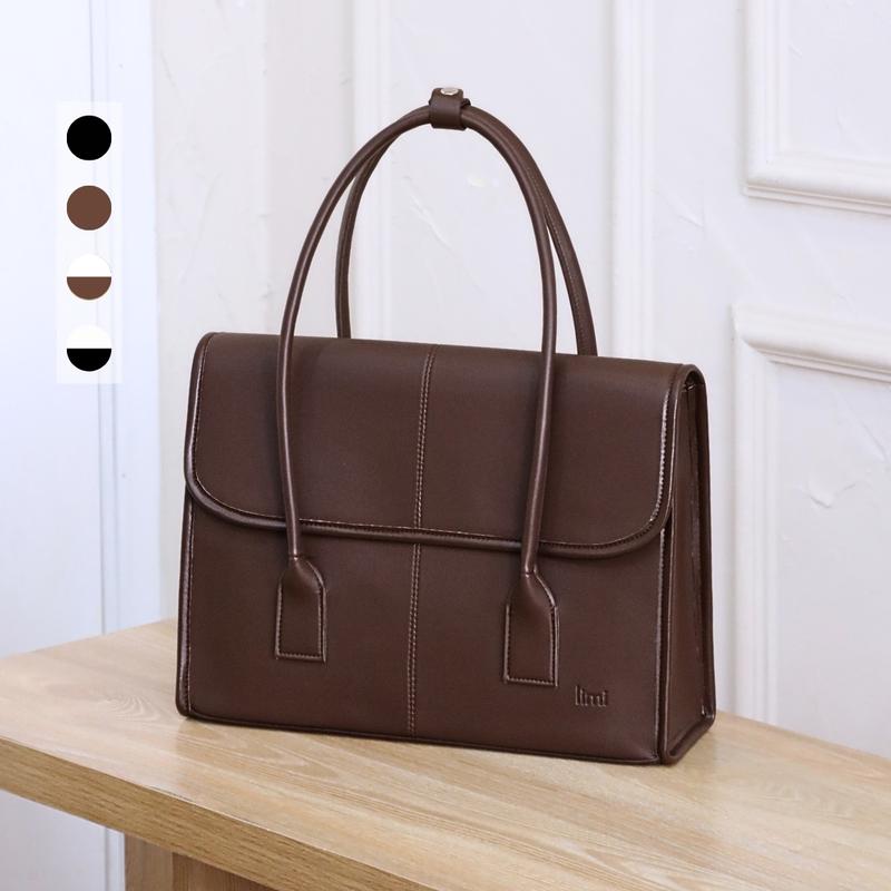 Túi xách công sở nữ 4 Màu - Ngăn Lap Riêng túi tote da đựng laptop 14 inch giáo viên đi làm học đi dạy GINA Limi bags