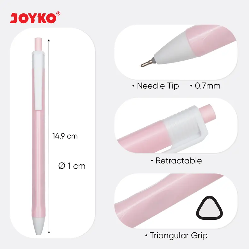 Ball Pen Pulpen Pena Joyko BP-342 Vokus 0.7 mm 1