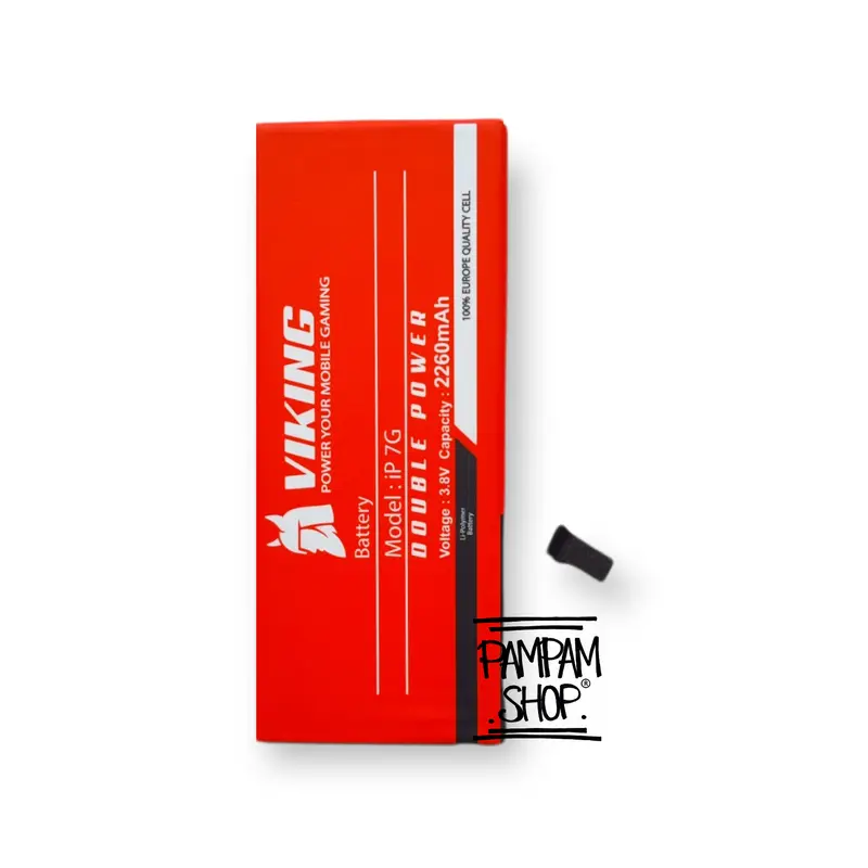 VIKING Baterai Double Power Original Compatible for Ip 7 7G Batre Batrai Battery Ori Dual 1