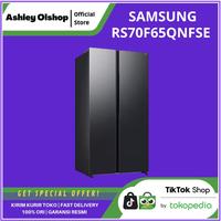 Gambar Kulkas Bespoke Samsung Side by Side RS70F65QNFSE Kulkas Inverter Samsung 680 Liter - BLACK DOI dari Ashley Olshop Official Store Kota Administrasi Jakarta Utara 3 Tokopedia