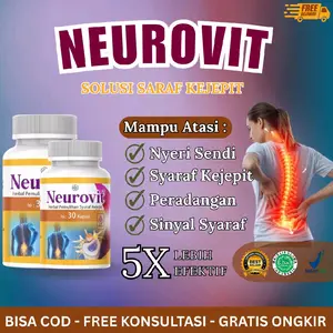 NEUROVIT - Suplemen Pemulihan Saraf Kejepit, Rematik & Sciatica, HNP & Asam Urat