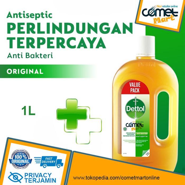 DETTOL ANTISEPTIC CAIR. Antiseptik Liquid 1 Liter - 1000 mL