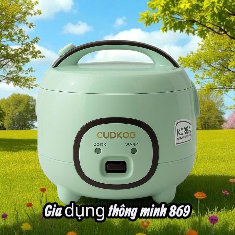   Deal Độc Quyền Miss Thảo  Cudkoo Nồi Cơm Điện Mini CR387 CR388 - Dung Tích 1L 1.2L 1.8L - Thiết Kế Hàn Quốc Đáng Yêu Nấu Cơm Ngon Tiết Kiệm Điện Chống Dính Cao Cấp Dễ Vệ Sinh 