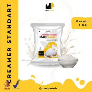 CREAMER STANDART 1kg / Bubuk Creamer Standart Termurah / Non Dairy Creamer / MaxiPowder