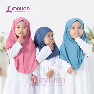 HIJAB Bergo Syakila instan malay Non pet Anak & Baby Nyaman Muslim