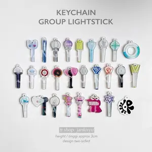Kpop Group Lightstick Keychain
