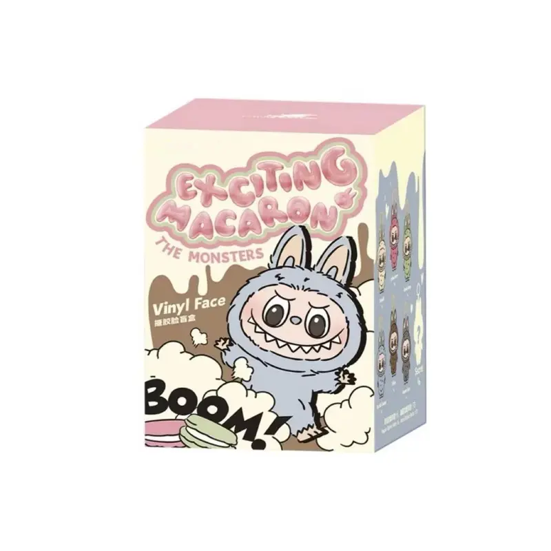 (BISA INSTAN) Labubu V1 The Monsters Exciting Macaron BLIND BOX - LABUBU V1 Vinyl Face Blind Box 1