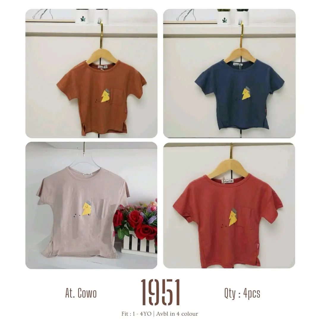 Grosir Atasan cowo || 4pcs/1seri || kode 1951