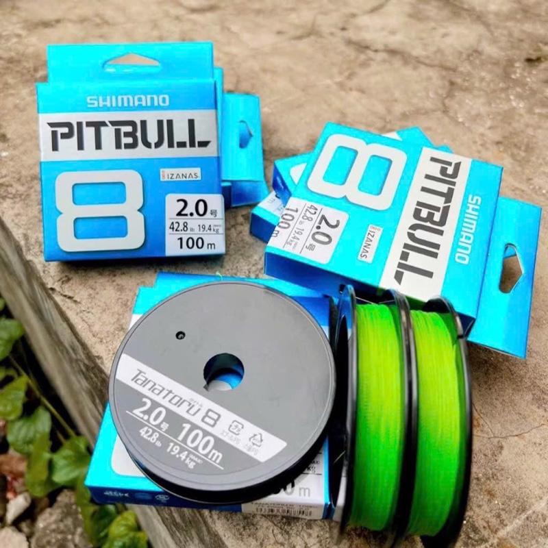 ￼dù câu cá,dù câu lure SHIMANO PITBULL X8 cực bền cực khoẻ tải trọng cao