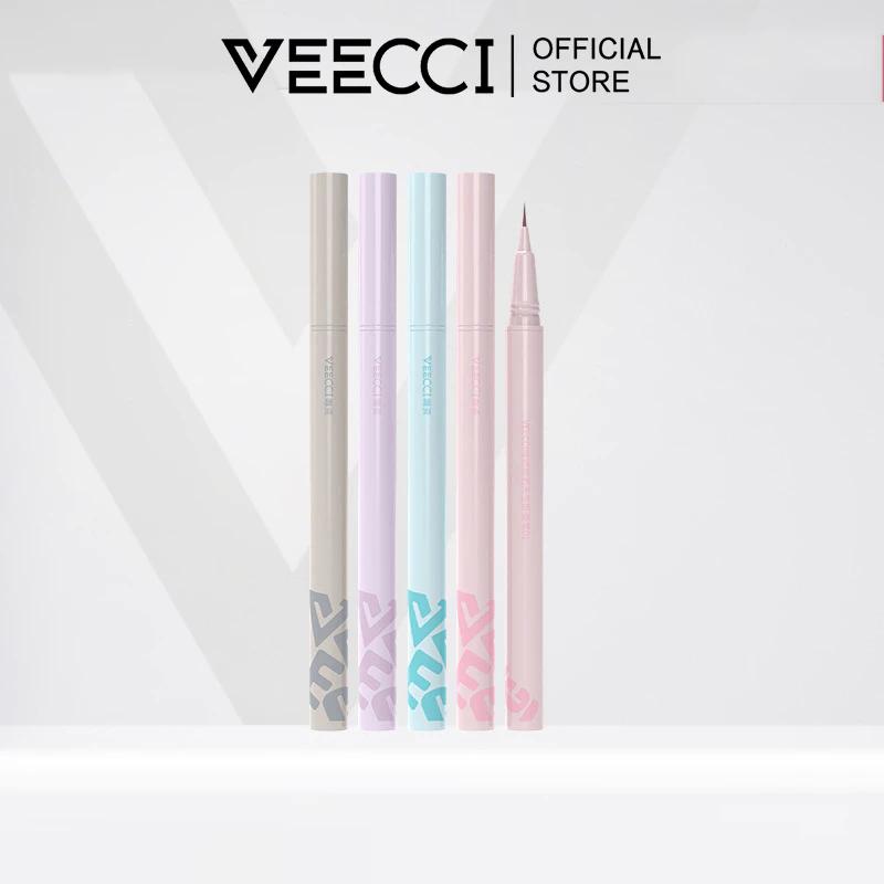 Bút Kẻ Mắt VEECCI Siêu Mỏng 0.55ml Đều Sắc Tố Lâu Trôi Không Thấm Nước Chống Mồ Hôi Nhanh Khô Bút Kẻ Mắt Dạng Lỏng Thiết Kế Tơ Tằm Đi nét Siêu Mịn