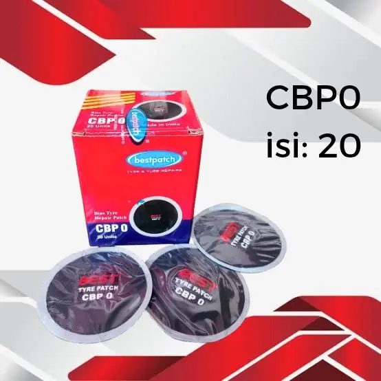 Bestpatch CBP0 1box isi 20/tambal ban tip top 0