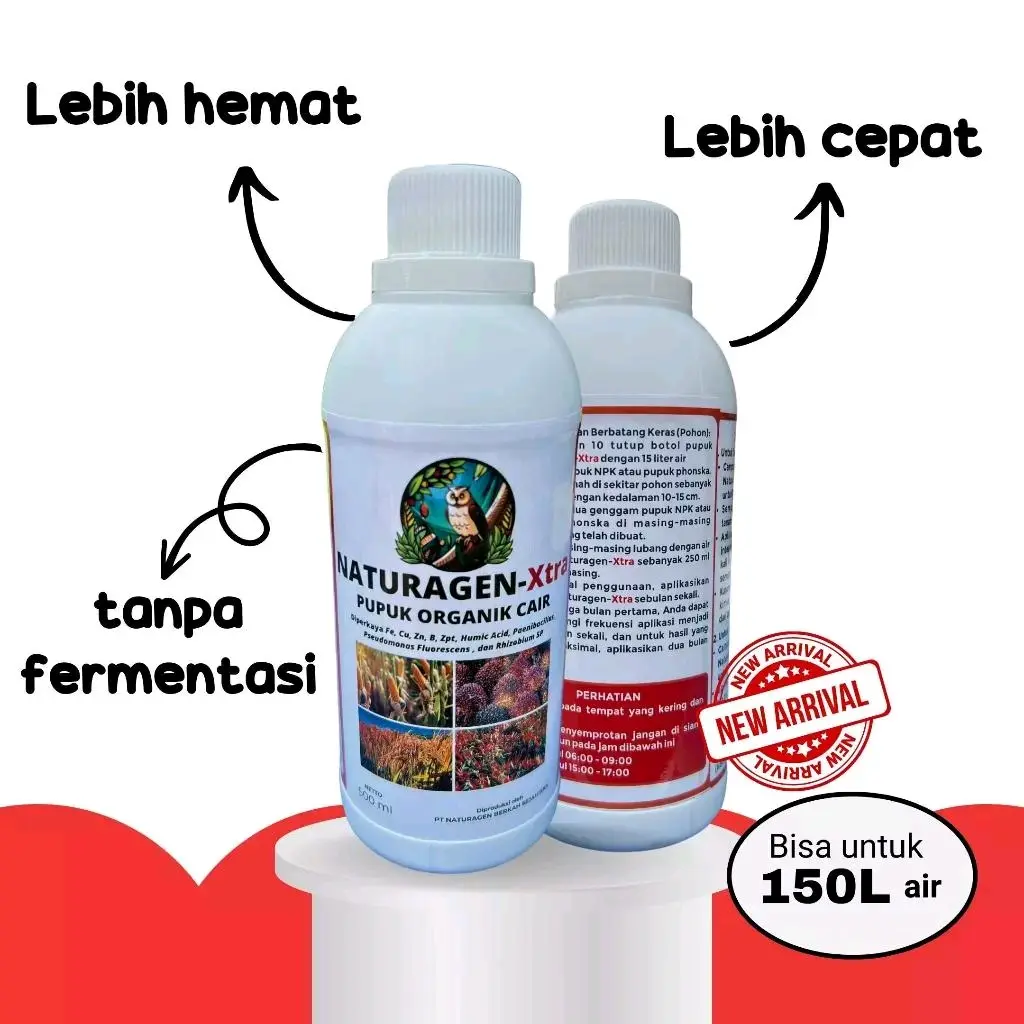 [beli 3 gratis 1] codNATURAGEN-XTRA PUPUK ORGANIK CAIR meningkatkan hasil panen kebun, padi, jagung, cabe, sawit Dan Jenis Tanaman Lainya Tanah