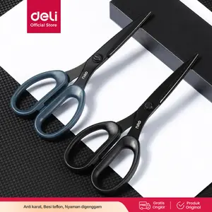 Deli Scissor / Gunting Serbaguna Anti Karat Pisau Tajam EZ50X Stainless