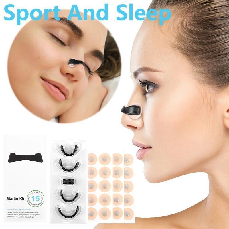 Nasal Breathing Dilator Starter Kit, 15 Pairs/box Magnetic Nasal Strips, Increase Air Intake During Exercise, Perfect Holiday Gift Choice 7