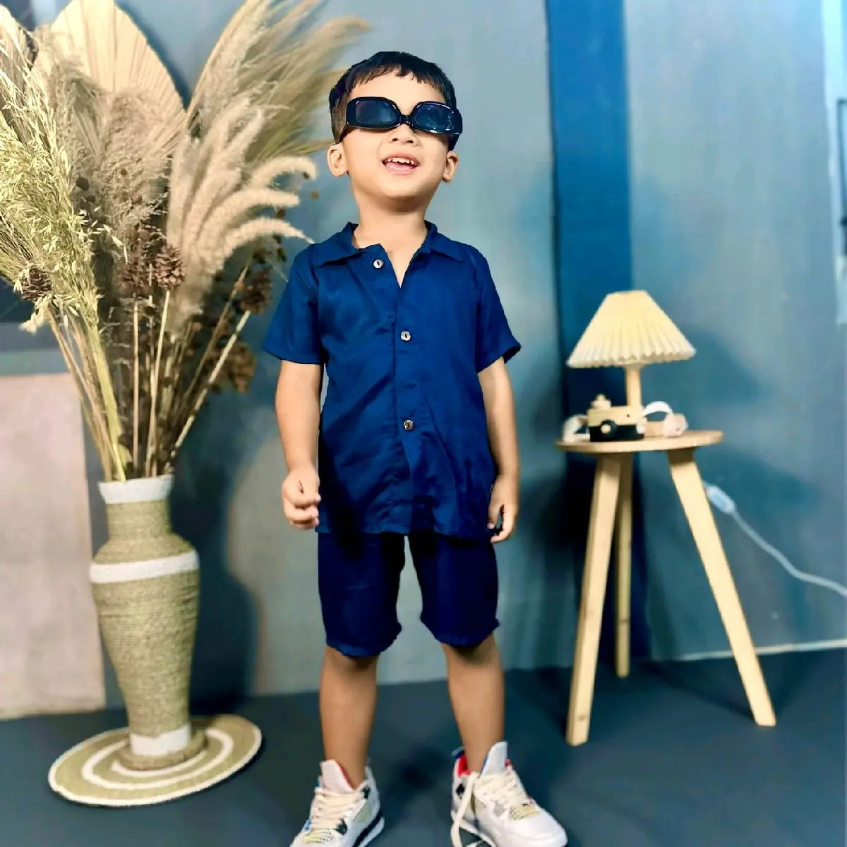 YNA ONE SET RAYON ANAK POLOS 1-5 TAHUN SETELAN BAJU ANAK UNISEX
