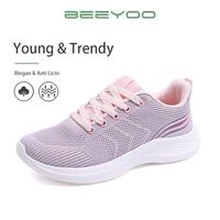 Gambar Beeyoo Sepatu Sneakers Wanita Sepatu Trendy Lucu Sepatu Olahraga Cewek Sporty Sepatu Jogging Fashion Cewek WL103 - Pink , 37 dari beeyoo Kota Tangerang 1 Tokopedia
