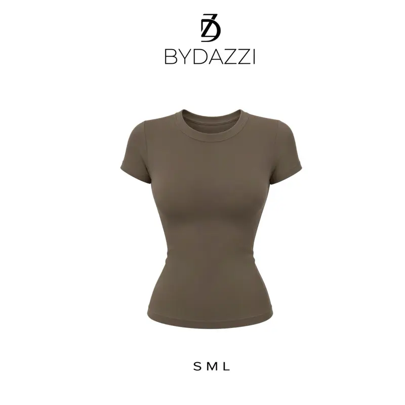 Áo thun trơn nữ cổ tròn vải cotton mịn DAZZI form ôm babytee Women A016 | BigBuy360 - bigbuy360.vn Áo thun trơn nữ cổ tròn vải cotton mịn DAZZI form ôm babytee Women A016 | BigBuy360 - bigbuy360.vn