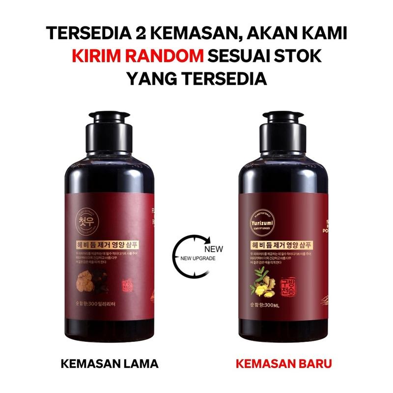 Shampoo Uban Penghitam Rambut Black Herbal Natural Shampoo Penghilang Uban Natural 1