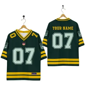 JERSEY RUGBY HOCKEY MOSS LIST YELLOW  GRATIS NAMA DAN NOMOR PUNGGUNG FULL PRINTING