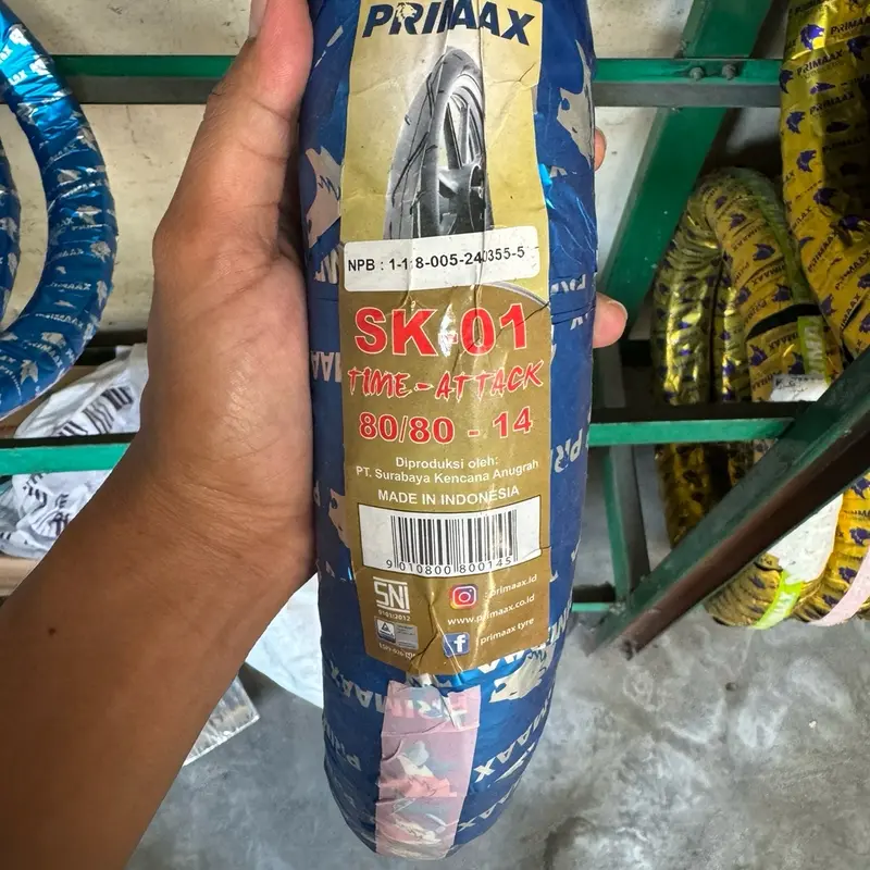 Ban Primax Ring 17 & 14 Non Tubles Baru Original 5