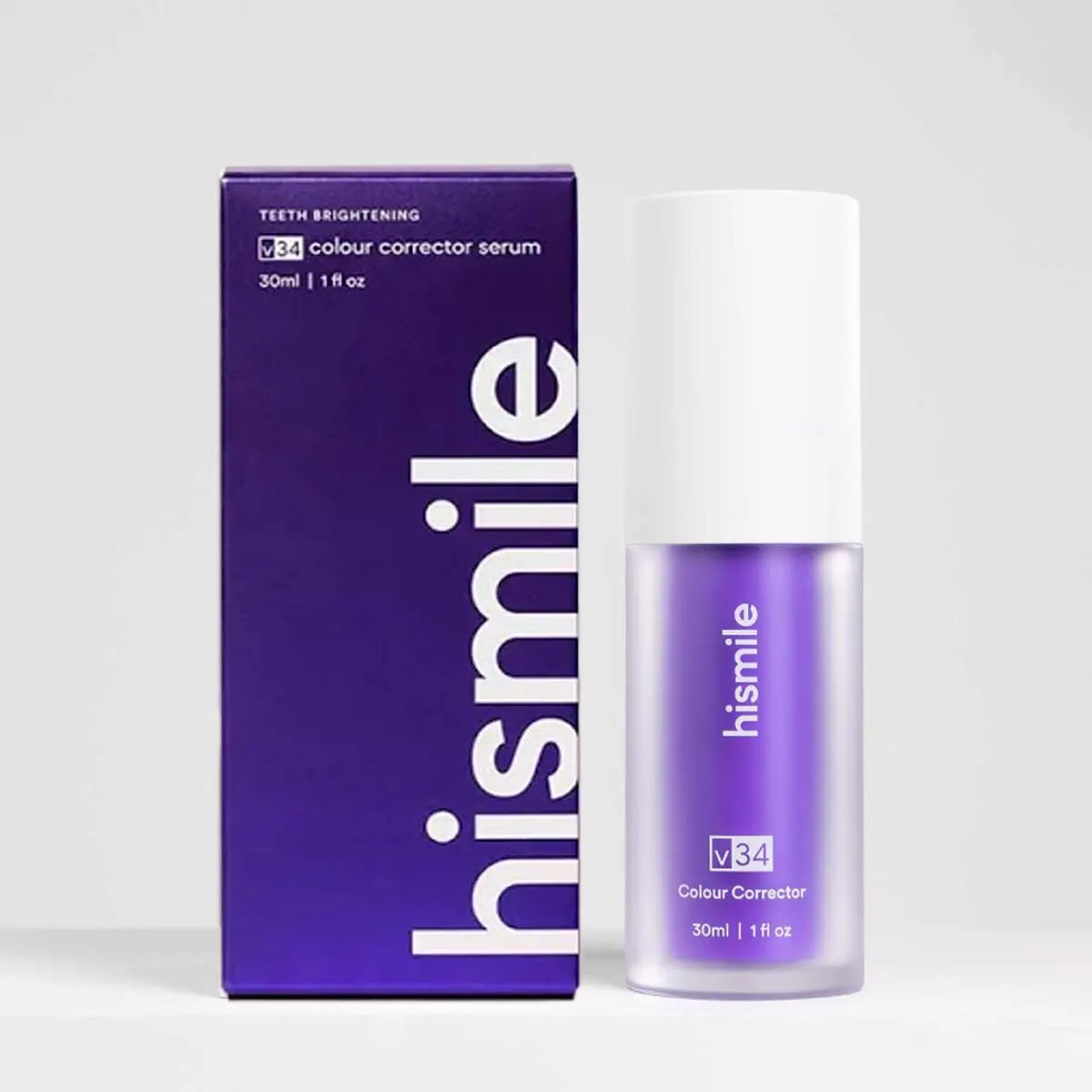 HiSmile V34 Tooth Serum Optical Color Trimming Tooth Whitening Essence Teeth Color Corrector  (30ml) Dr Roelof Toothpaste