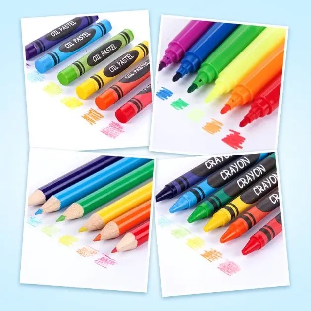 Crayon Warna 28pcs Set Alat Menggambar Melukis Anakanak Crayon Cat Air Pensil Lkp KODE R7C3 3
