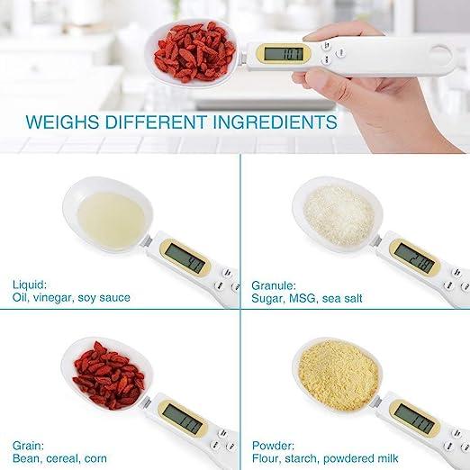 Product Introduction of Digital Spoon Scale, Baking Scale, LCD Display for Laboratories Kitchens，Milk Tea Flour Medicine 1.1lb/500g(0.1g) Milligram Scale 15