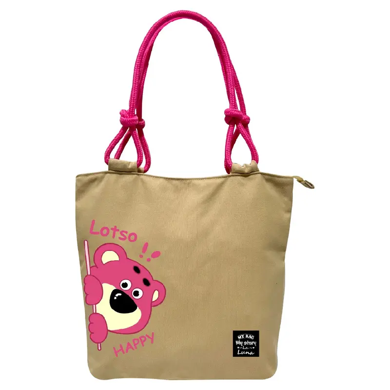 Totebag/Totebag Lotso/Totebag wanita/Lotso Kanvas/Totebag Labubu/Tas Labubu 1