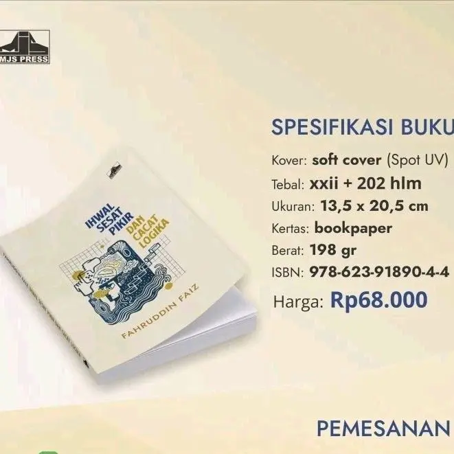 Ihwal Sesat Pikir dan Cacat Logika - Fahruddin Faiz - Dbookstore Soft Cover Edisi Reguler Abridged 2