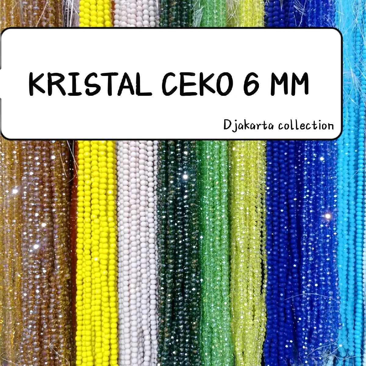 CEKO 6 MM MANIK CRYSTAL KRISTAL CEKO BAPAU 6 MM WARNA LENGKAP HARGA TERMURAH