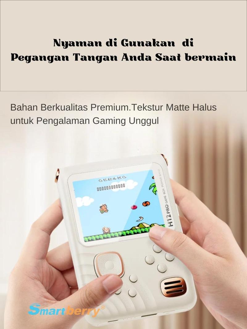 Product Introduction of DY12 Game Boy Powerbank Fast Charging With 1000 Retro Game 2
