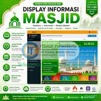 Gambar Source Code Aplikasi Web Display Informasi Masjid Jadwal Sholat dari ITSHOP Purwokerto Kab. Banyumas 1 Tokopedia