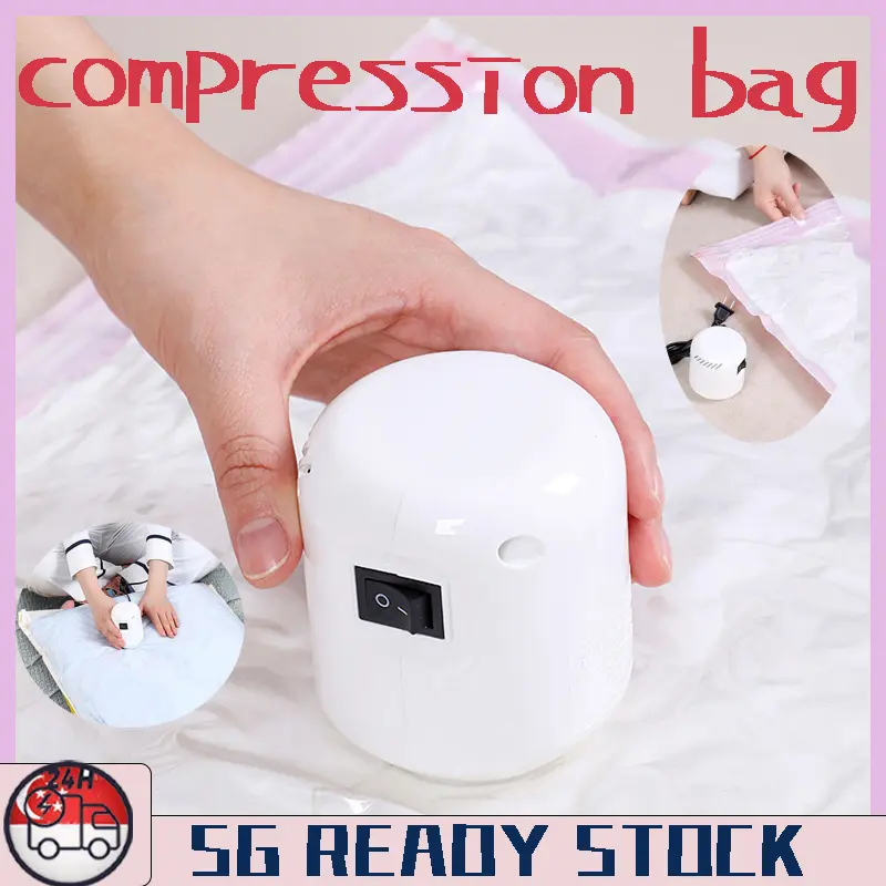 [In Stock]Compression Bag Air Pump Travel Vacuum Bag Suction Pump Vacuum Storage Bag Mini Vacuum Machine