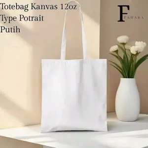 Tas Kanvas Polos / Totebag Kanvas Polos / Tas Belanja Kanvas / Kain Goodie Bag Kanvas I AO01-AO05