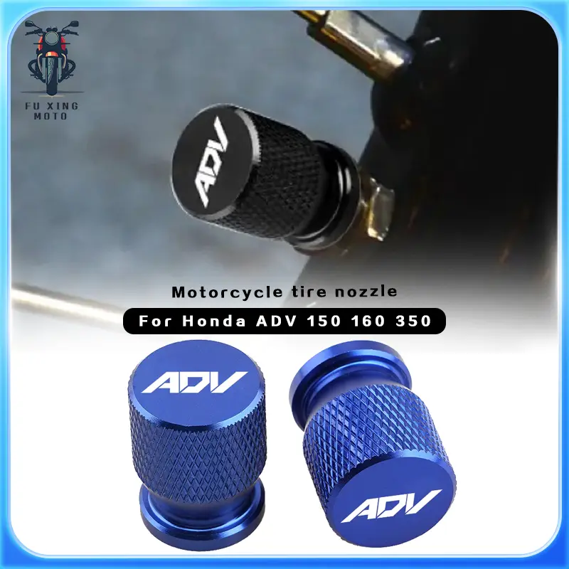 Logo “ADV” For Honda Adv150 Adv160 Adv350 Adv 150 160 350 Wheel Tire Valve Caps Air Port Stem Cover Motorcycle Accessories 2024 New