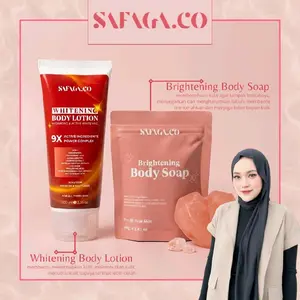SAFAGA.CO (Spesial Launching B1G1) LOTION DOSTING BPOM MENCERAHKAN SECARA MAKSIMAL I 100ml Uv protection, mencerahkan, melindungi dari paparan sinar dan melembabkan