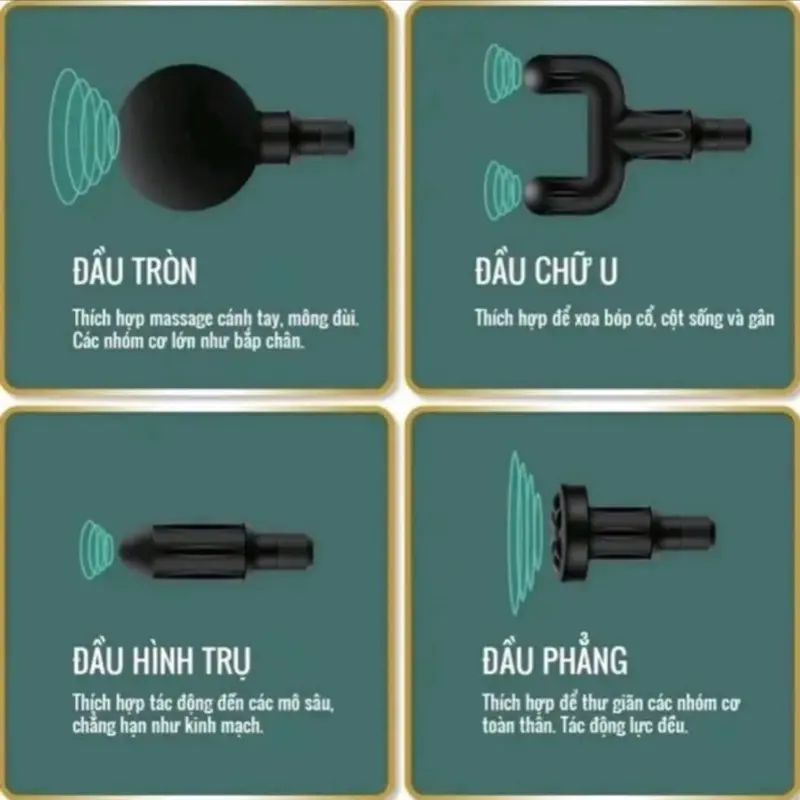 (Pin 1200 , Bản Nâng Cấp ) MÁY MASSAGE CẦM TAY MASSAGE TOÀN THÂN 6 CẤP ĐỘ 8