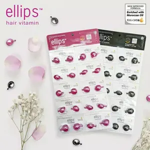 Ellips Hair Vitamin Miniblister Perawatan Rambut Hitam dan Perawatan Rambut Rusak isi 20pcs Original 100%