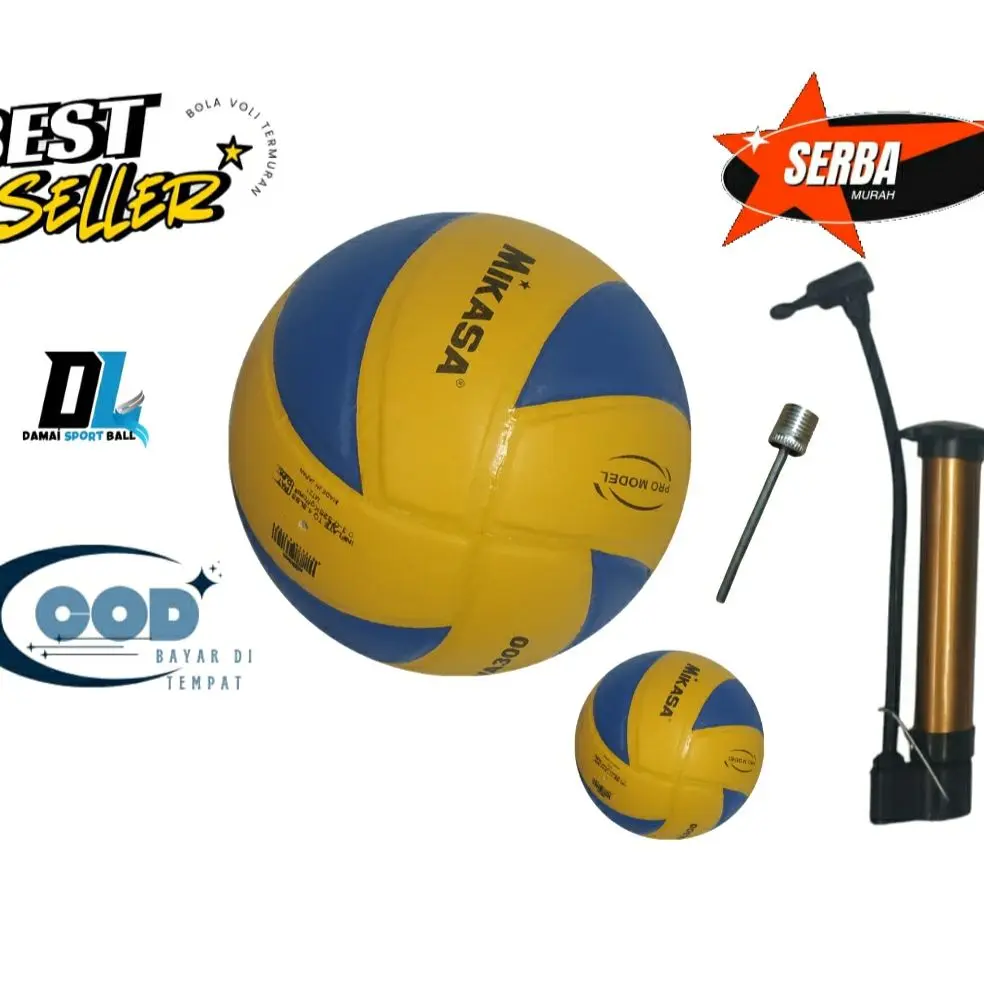 Bola voly mv300 volley motip sabit termura Volly Voli Outdoor Ball Olahraga volleyball