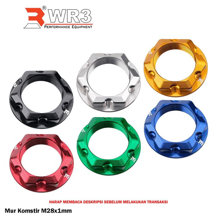 Gambar Mur Komstir WR3 ZX25R 4 Cylinder CBR 250RR - ZX25R Hitam dari WR3 Kota Administrasi Jakarta Barat Tokopedia