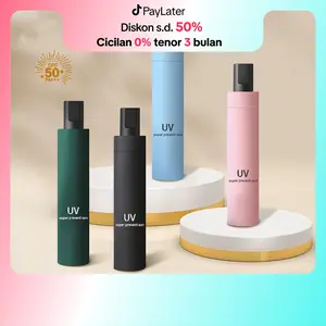 Starlight Payung Anti Uv Korea style Anti Panas Anti Hujan Payung Lipat Anti UV Payung Jumbo Polos Payung Traveling HPY106