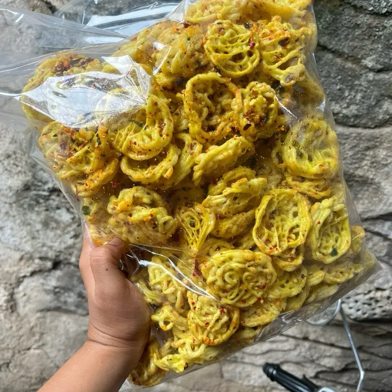 Kerupuk Mie Jupe Sebring Pedas Gurih Enak Midas Snack Cemilan - Kering, Makanan, Food, Asin, Keripik Camilan 2