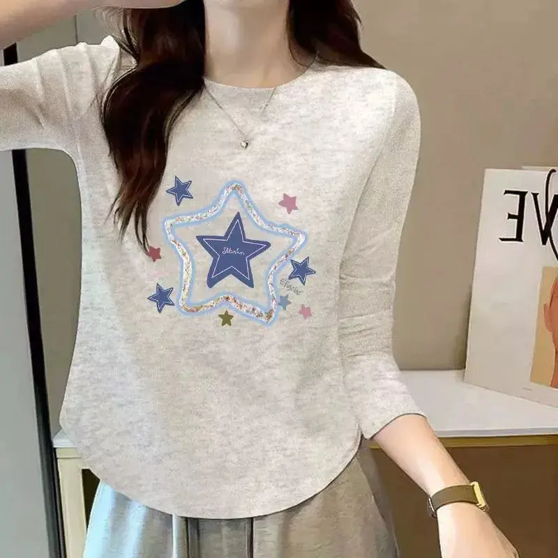 Baju Wanita Oblong Lengan Panjang - Bahan Spandek Distro - Atasan Wanita - Baju Kasual - T-shirt COD