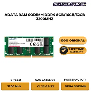 ADATA RAM SODIMM DDR4 8GB/16GB/32GB 3200MHZ