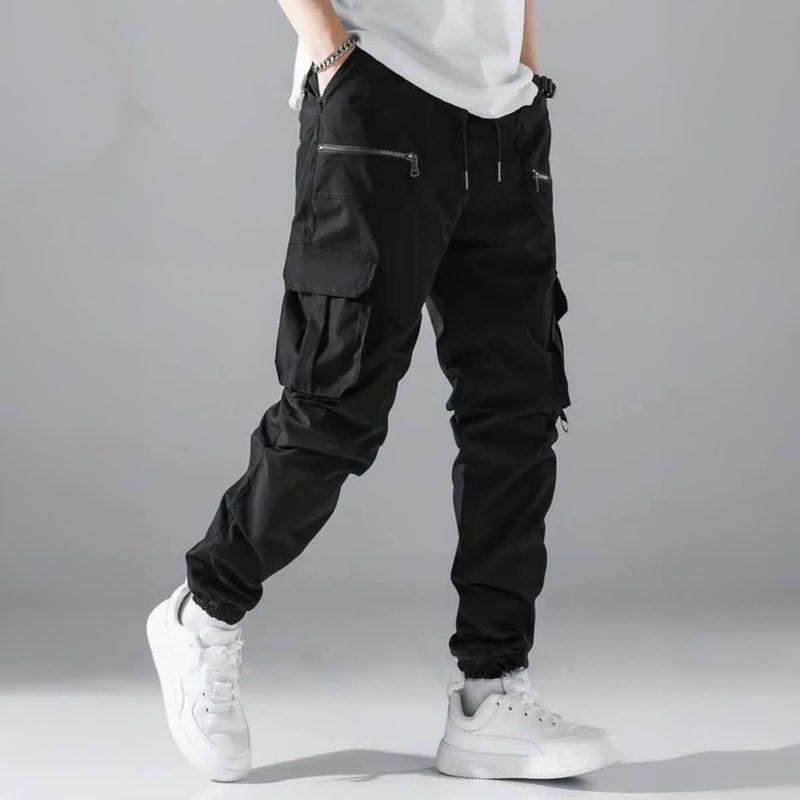  Quần Jogger Nam Túi Hộp Bo Chân Màu Đen Trơn Không Rách Chất Kaki Cao Cấp Co Dãn 4 Chiều TCS Trùm Chuyên Sỉ J14 Mẫu Mới Sport - TCS Trùm Chuyên Sỉ 