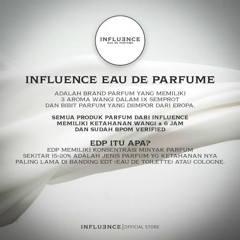 INFLUENCE Lovable Eau De Parfum 50 ml Perfume Wanita Terwangi 4