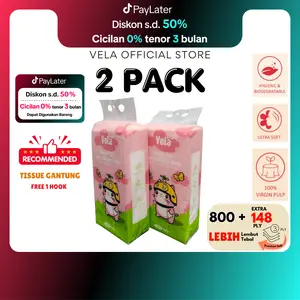[2 PAK] 3 PLY, 948 SHEETS MINI TISSUE GANTUNG VELA Tissu Elegan Tissue Minyak Tissue Serbaguna Tissue Mobil Tisu Wajah Ibu Dan Anak Tissue Lucu Tissue Murah Tisu Tebal Tissue Best Seller Tisu Rumah Tangga Tissue Promo Tisu Murah tissue wajah [BISA COD]