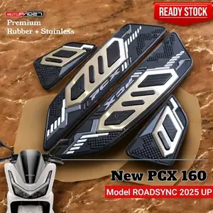 premium step floor honda new pcx 160 2025 2026 ABS/CBS/Roadsync. karpet pijakan alas kaki pcx 160 2025-2026