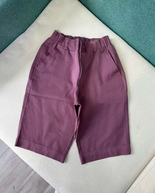 Quần ngố Nữ - Chất kaki co giãn -form ôm lưng thun ở sau dễ mặc Women 3